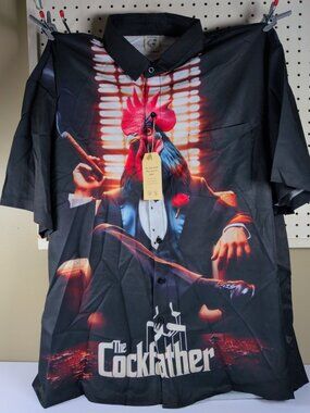hardaddy XXL the cockfather button down collared shirt